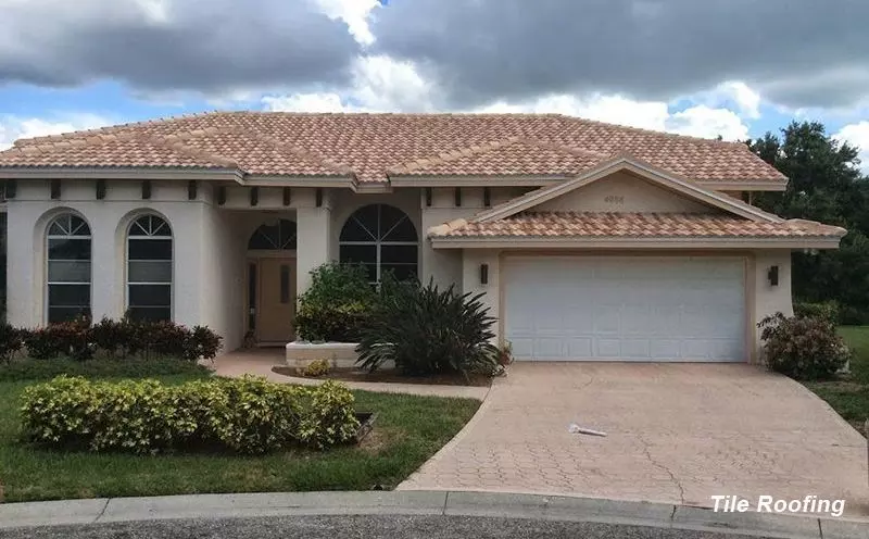 Residential tile roof by Florida Southern Roofing.